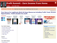 Tablet Screenshot of profitsummit.com